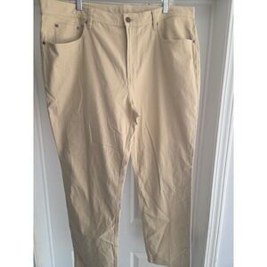 Genteal 5 Pocket Golf Khaki Pants Men Size 42 X 32 Gen‎ Teal